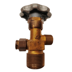 Válvula para Gas CGA320 X 1" NPT. UNIWELD - Imagen 1