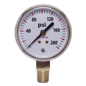 Manómetro Salida Oxígeno 2-1/2 X 200PSI. UNIWELD