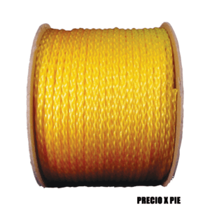 Soga Polipropileno Amarilla 5/16 Trenzada (Rollo 500'). WELLIGTON-LEHIGH