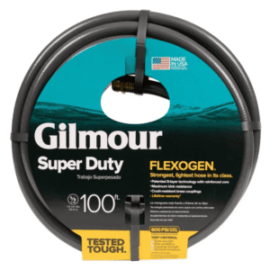 Manguera Flexogen Color Gris 5/8 X 100' 8-Ply Premium. GILMOUR MFG