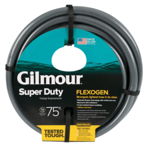 Manguera Flexogen Color Gris 5/8 X 75' 8-Ply Premium. GILMOUR MFG