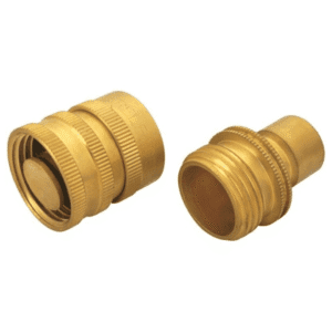 Acople Rapido Bronce de 3/4 Hose H X 3/4 Hose M Juego. LANDSCAPERS SELECT