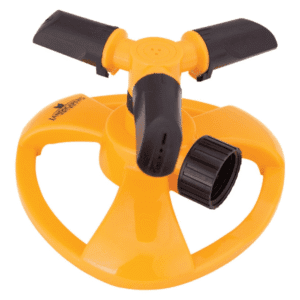 Aspersor Plástico Giratorio con Base Cobert 45' Diario. LANDSCAPERS SELECT