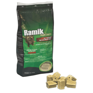 Cebos de Veneno para Ratas Bolsa 4 Libras. RAMIK GREEN