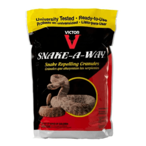 Repelente para Serpientes Granulado Snake-A-Way 4 Libras. WOODSTREAM-VICTOR