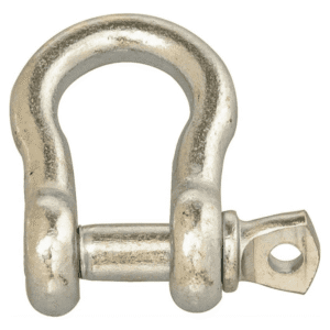 Grillete Curvo de 1/2 Galvanizado Pasador Rosca Capacidad 2,000 Lbs. CAMPBELL CHAIN