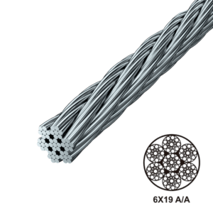 Cable Acero Galvanizado Alma de Acero (6 X 19) 7/16 Capacidad 15,369 Lbs. GENERICO - Imagen 1