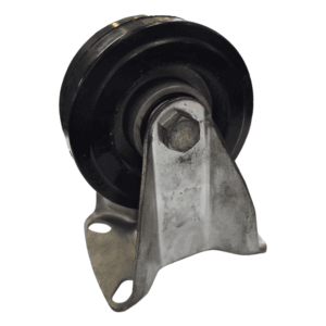 Rueda Caucho Aluminio Fija 4" 1-1/2 Elástica más P50 150K. LAG - Imagen 1