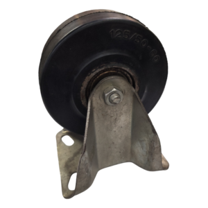 Rueda Caucho Aluminio Fija 5" 2" Elástica más P50 220K. LAG - Imagen 1