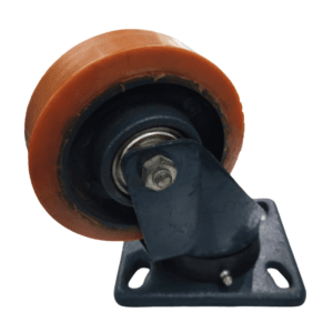 Rueda Poliuretano Hierro Giratoria 5" 1-1/2 Zeta más E70 400K. LAG - Imagen 1