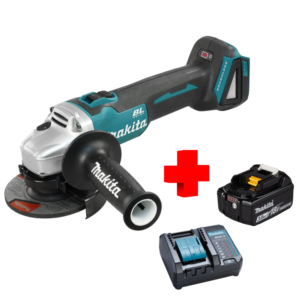 COMBO - MAKITA - Esmeriladora Angular de 4-1/2 Inalámbrico más Cargador más Batería de 3.0 Amperios