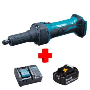 COMBO - MAKITA - Esmeril Matriz Inalámbrico de 1/4 más Cargador más Batería de 3.0 Amperios