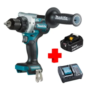 COMBO - MAKITA - Taladro Martillo de 1/2 Inalámbrico LXT más Cargador más Batería de 3.0 Amperios