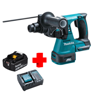 COMBO - MAKITA - Rotomartillo SDS de 15/16 Inalámbrico más Cargador más Batería de 3.0 Amperios