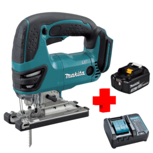 COMBO - MAKITA - Caladora Orbital Inalámbrico más Cargador más Batería de 3.0 Amperios