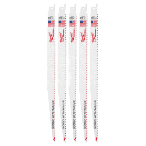 Hoja Sierra Sable Madera de 12" Largo 5D Bimetálica. MILWAUKEE - Imagen 1