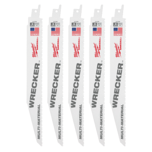 Hoja Sierra Sable Madera de 9" Largo 8D Bimetálica. MILWAUKEE - Imagen 1