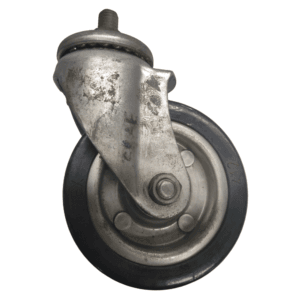 Rueda Caucho Metal Gira 4" 1-1/4 X Esp 1/2 90K. NOVEX - Imagen 1