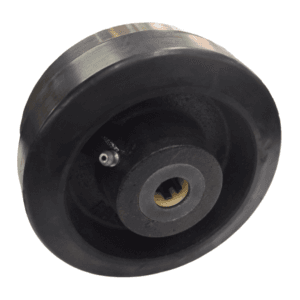 Rueda Caucho Hierro Suelta 5" 2" X 5/8 Eje Rodamiento 250K. NOVEX - Imagen 1