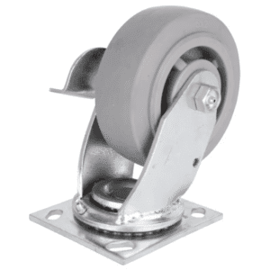 Rueda Caucho Termoplástico Gira 5" X 2" Capacidad 204 KG con Freno. PROSOURCE - Imagen 1