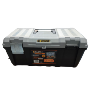 Caja Herramienta Plástica de 21" X 10-3/4 X 9-3/4 M/Aluminio. TACTIX