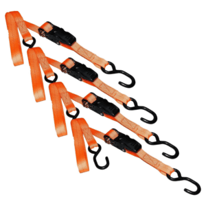 Correa Carga con Ratchet 1" X 15' 500 Lbs 4 Piezas. S-LINE/ANCRA