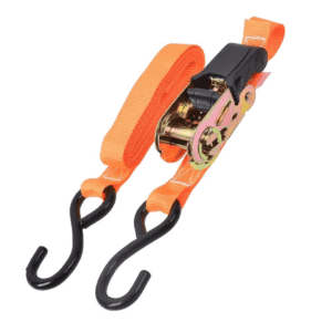 Correa Carga con Ratchet Gancho S 1" X 10' Capacidad 550 Lbs de 2 Piezas. TACTIX