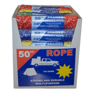 Soga (Color Surt) Polipropileno 3/8 X 50' Trenzada. TW EVANS CORDAGE