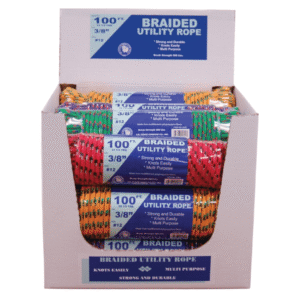 Soga (Color Surt) Polipropileno 3/8 X 100' Trenzada. TW EVANS CORDAGE