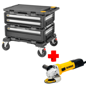 COMBO - DEWALT - Toughsystem 2.0 DXL con 4 Piezas más Esmeriladora