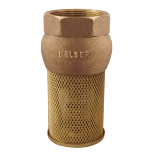 Válvula Pie Bronce Canasta Latón 2" 150 PSI. HELBERT - Imagen 1