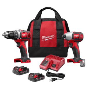 Kit Taladro Atornillador de 1/2 y Atornillador Impacto de 1/4 Inalámbrico con 18V Fuely 2 Baterías. MILWAUKEE - Imagen 1
