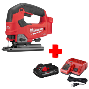 COMBO - MILWAUKEE - Caladora Orbital más Cargador con Batería de 3.0 Amperios