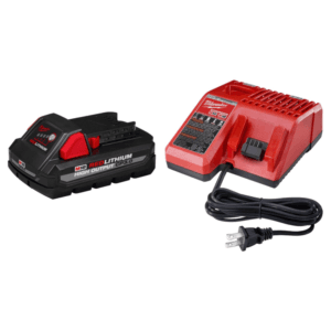 Cargador de Batería Múltiple de 18V & 12V con 1 Batería de 18V 3.0 Amperios. MILWAUKEE