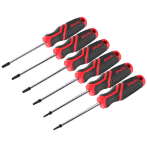 Destornillador Torx T10 T15 T20 T25 T27 T30 Mango Bimaterial con Juego de 6 Piezas. ONSITE - Imagen 1