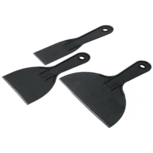 Espátula Plástica Lisa 2", 4" & 6" con Juego de 3 Piezas. ONSITE