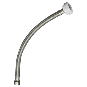 Manguera Abasto Inoxidable 3/8 X 7/8 X 20" Inodoro. PLUMB PAK