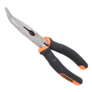 Pinza Punta Curva 8" con Mango Bimaterial. TACTIX - Imagen 1
