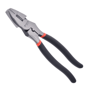 Alicate para Electricista 9" Forro Caucho Color Negro. TACTIX - Imagen 1