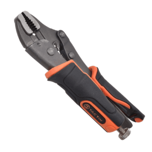 Pinza Presión Curva 10" con Corte y Mango Suave. TACTIX - Imagen 1