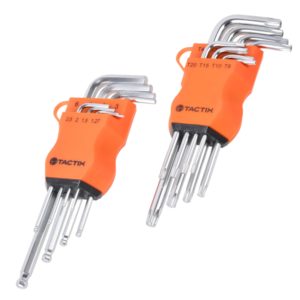 Llave L-Torx Hueco T-9>T40 y L - Hexagonal 1.27>6MM Bola con Juego de 16 Piezas. TACTIX - Imagen 1