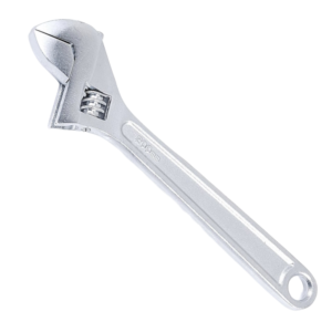 Llave Ajustable 8" Cromada. TACTIX - Imagen 1