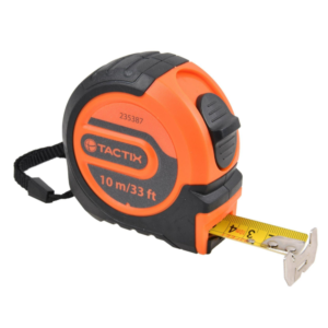 Cinta Métrica Nyslik Tact 1" X 10MT/33FT con Caucho. TACTIX - Imagen 1