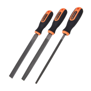Lima para Metal 8" con Juego de 3 Piezas con Mango Bimaterial. TACTIX - Imagen 1