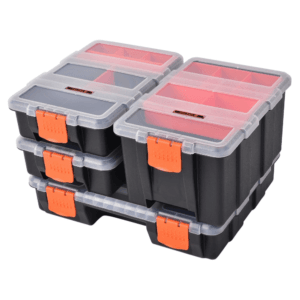 Organizador Plástico con Juego de 4 Piezas 320026 320024 320022(2). TACTIX