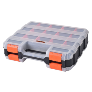 Organizador Plástico Doble 12-1/2 X 10" X 3-1/8. TACTIX - Imagen 1