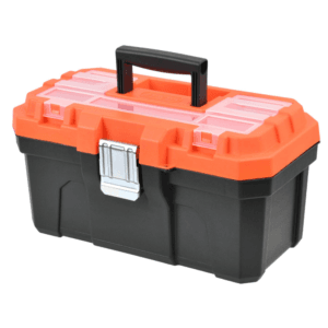 Caja Herramienta Plástico 16" X 9" X 8" con Bandeja. TACTIX - Imagen 1