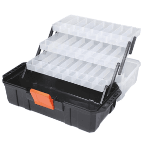 Caja Herramienta Plástico 17-3/4 X 8-5/8 X 8-3/8 Cantiléver. TACTIX - Imagen 2