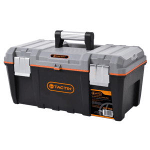 Caja Herramienta Plástico 21" X 10-3/4 X 9-3/4 con Mango Aluminio. TACTIX - Imagen 1