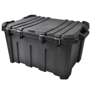 Caja Organizadora Plastica 135 Litros con Tapa. TACTIX
